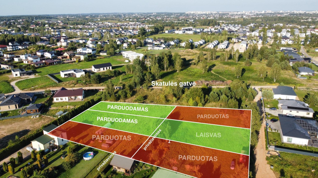 Parduodamas sklypas Skatulės g., Papiškių k., Vilniaus r. sav., 10.00 a ploto 1