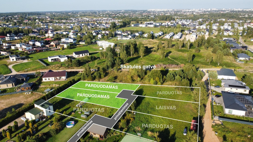 Parduodamas sklypas Skatulės g., Papiškių k., Vilniaus r. sav., 10.00 a ploto 2