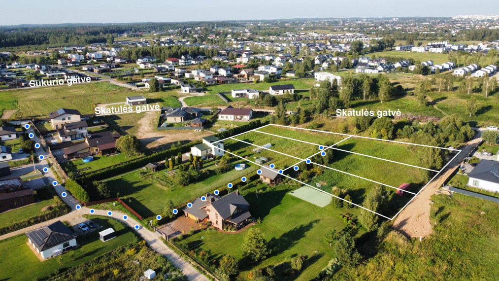 Parduodamas sklypas Skatulės g., Papiškių k., Vilniaus r. sav., 10.00 a ploto 3