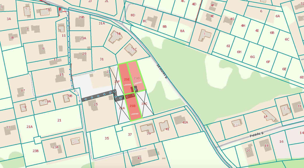 Parduodamas sklypas Skatulės g., Papiškių k., Vilniaus r. sav., 10.00 a ploto 6