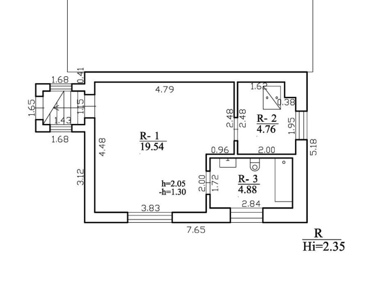 Parduodamas namas Bačiūnų g., Rėkyvos k., Šiaulių r. sav., 106.14 m² ploto 3 kambariai 6