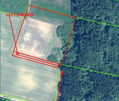 Parduodamas sklypas Žumbrickių k., Panevėžio r. sav., 200.00 a ploto 1