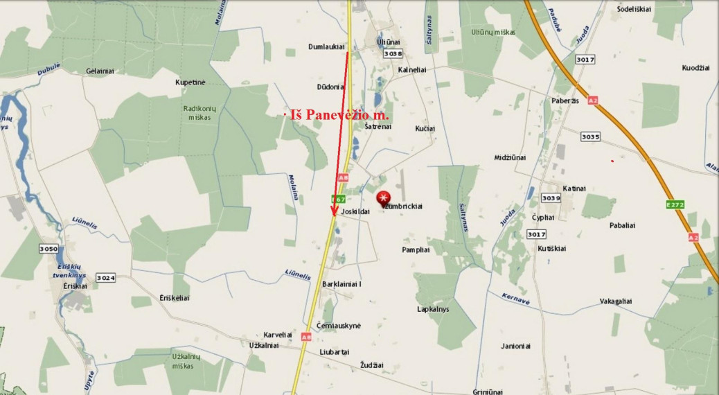 Parduodamas sklypas Žumbrickių k., Panevėžio r. sav., 200.00 a ploto 4