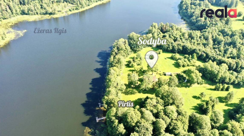 Parduodama 174.17 kv.m ploto sodybą ant Ilgio ežero kranto 2