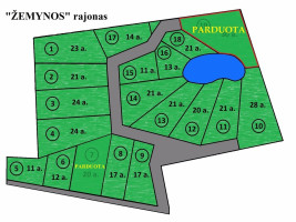 Parduodamas  sklypas Žemynos g., Selioviškių k., Trakų r. sav., 11 a ploto 1