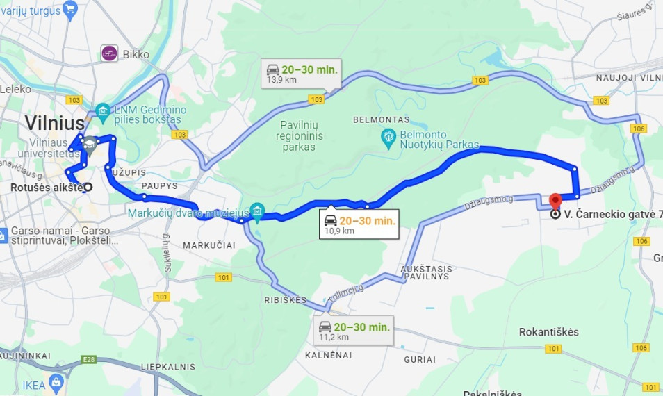 Parduodamas namas Valdemaro Čarneckio g., Pavilnys, Vilniaus m., Vilniaus m. sav., 142 m2 ploto, 2 aukštai 36