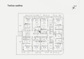 Parduodamas butas Jaunimo g., Birštono m., Birštono sav., 65.05 m2 ploto, 2 kambariai 12