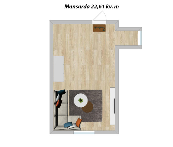 Parduodamas namas Liepkalnio g., Liepkalnis, Vilniaus m., Vilniaus m. sav., 68.71 m2 ploto, 2 aukštai 21