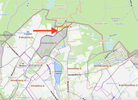 Parduodamas sklypas Maskviškių k., Vilniaus r. sav., 199.00 a ploto