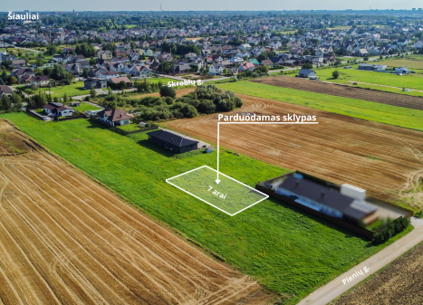 Parduodamas sklypas Pienių g., Vijolių k., Šiaulių r. sav., 7.00 a ploto Parduodamas sklypas Pienių g., Vijolių k., Šiaulių r. sav., 7.00 a ploto