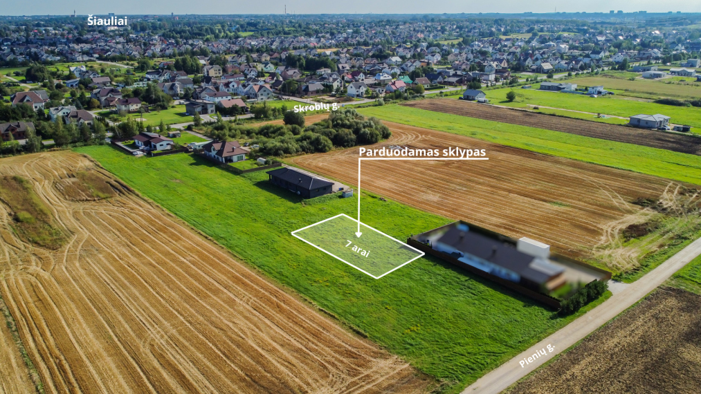 Parduodamas sklypas Pienių g., Vijolių k., Šiaulių r. sav., 7.00 a ploto 1