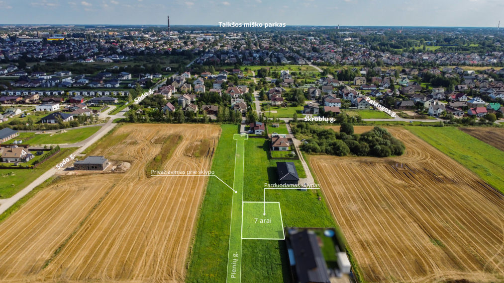 Parduodamas sklypas Pienių g., Vijolių k., Šiaulių r. sav., 7.00 a ploto 3