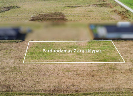 Parduodamas sklypas Vijolių k., Šiaulių r. sav., 7.00 a ploto