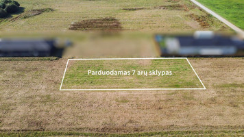 Parduodamas sklypas Vijolių k., Šiaulių r. sav., 7.00 a ploto 1
