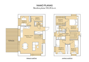 Parduodamas namas Smilgų g., Kairėnų k., Vilniaus r. sav., 134 m2 ploto, 2 aukštai 22