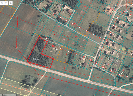Parduodamas sklypas Kalvelių k., Vilniaus r. sav., 72.47 a ploto