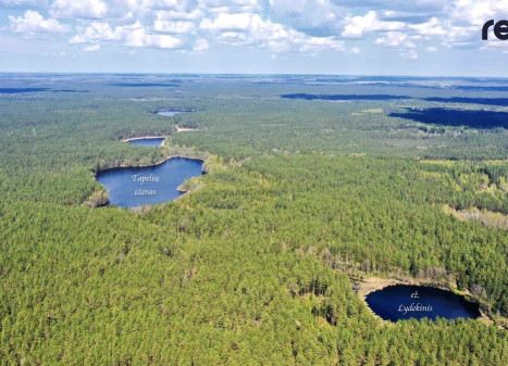 Parduodamas žemės sklypas 519 a ploto, prie nedidelio Lydekinio ežero, įeinančio į sklypo teritoriją.