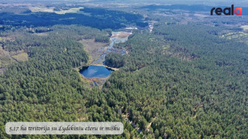 Parduodamas žemės sklypas 519 a ploto, prie nedidelio Lydekinio ežero, įeinančio į sklypo teritoriją. 4