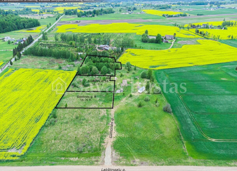 Parduodamas  sklypas Gimtinės g., Čebeliškės k., Kauno r. sav., 16.76 a ploto