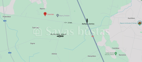 Parduodamas  sklypas Gimtinės g., Čebeliškės k., Kauno r. sav., 16.76 a ploto 9