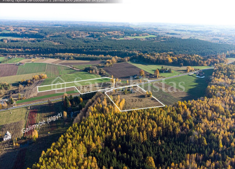 Parduodamas  sklypas Žvyrynų k., Prienų r. sav., 643 a ploto
