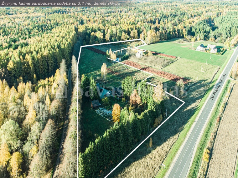 Parduodamas sklypas Žvyrynų k., Prienų r. sav., 643 a ploto 5