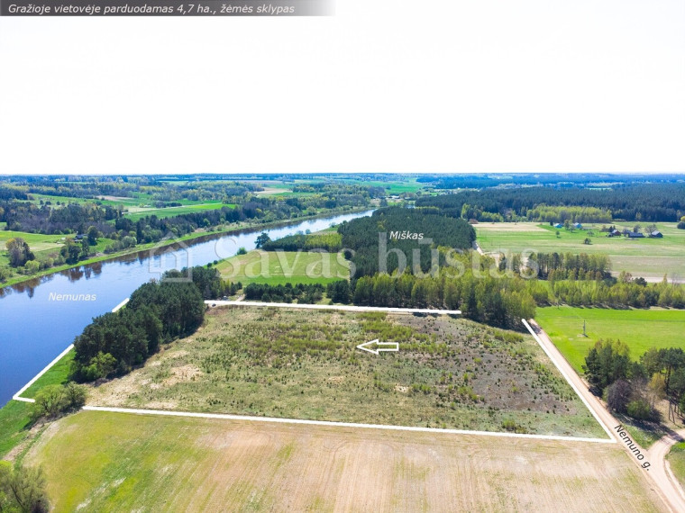 Parduodamas sklypas Nemuno g., Naravų k., Prienų r. sav., 470 a ploto 4