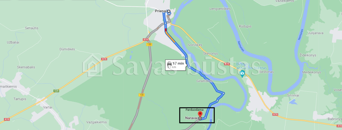 Parduodamas sklypas Nemuno g., Naravų k., Prienų r. sav., 470 a ploto 6