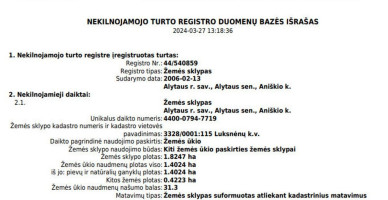 Parduodamas sklypas Aniškio g., Aniškio k., Alytaus r. sav., 547 a ploto 4