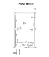 Parduodamos administracinės, kitos paskirties, paslaugų, prekybos, sandėliavimo patalpos Fabijoniškių g., Fabijoniškės, Vilniaus m., Vilniaus m. sav., 153.07 m2 ploto 22