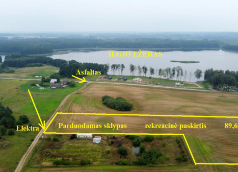 Parduodamas sklypas Daugų g., Davainiškių k., Alytaus r. sav., 89.67 a ploto