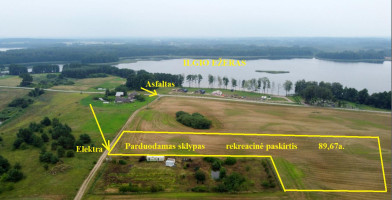 Parduodamas sklypas Daugų g., Davainiškių k., Alytaus r. sav., 89.67 a ploto 1