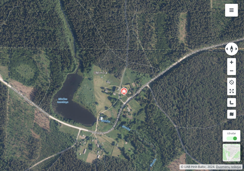 Parduodamas sklypas Minčios k., Utenos r. sav., 21.35 a ploto 7
