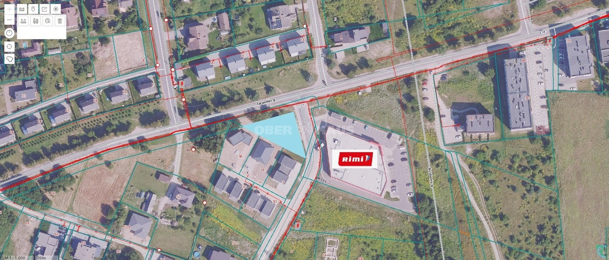 Parduodamas komercinės paskirties sklypas Tarandės g., Tarandė, Tarandės k., Vilniaus m. sav., 8.09 a ploto 6