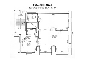 Nuomojamos kitos paskirties, paslaugų, prekybos patalpos Geležinkelio g., Naujamiestis, Vilniaus m., Vilniaus m. sav., 88.71 m2 ploto 19