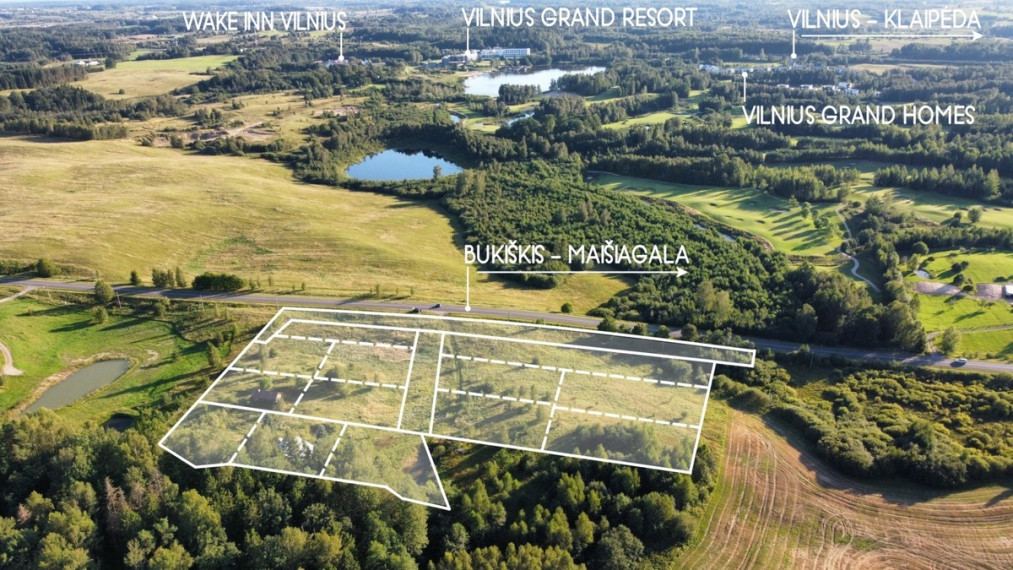 Parduodamas sklypas Pavydokių k., Vilniaus r. sav., 15 a ploto 3