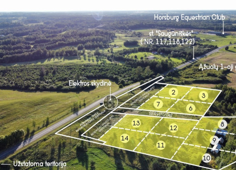 Parduodamas  sklypas Pavydokių k., Vilniaus r. sav., 15 a ploto