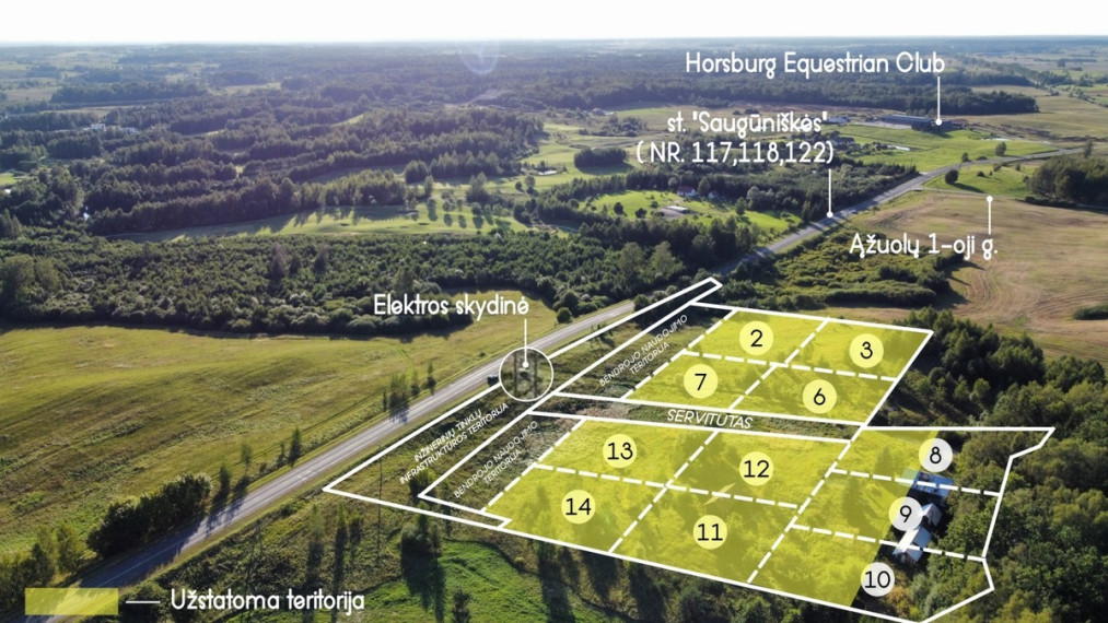 Parduodamas sklypas Pavydokių k., Vilniaus r. sav., 15 a ploto 4