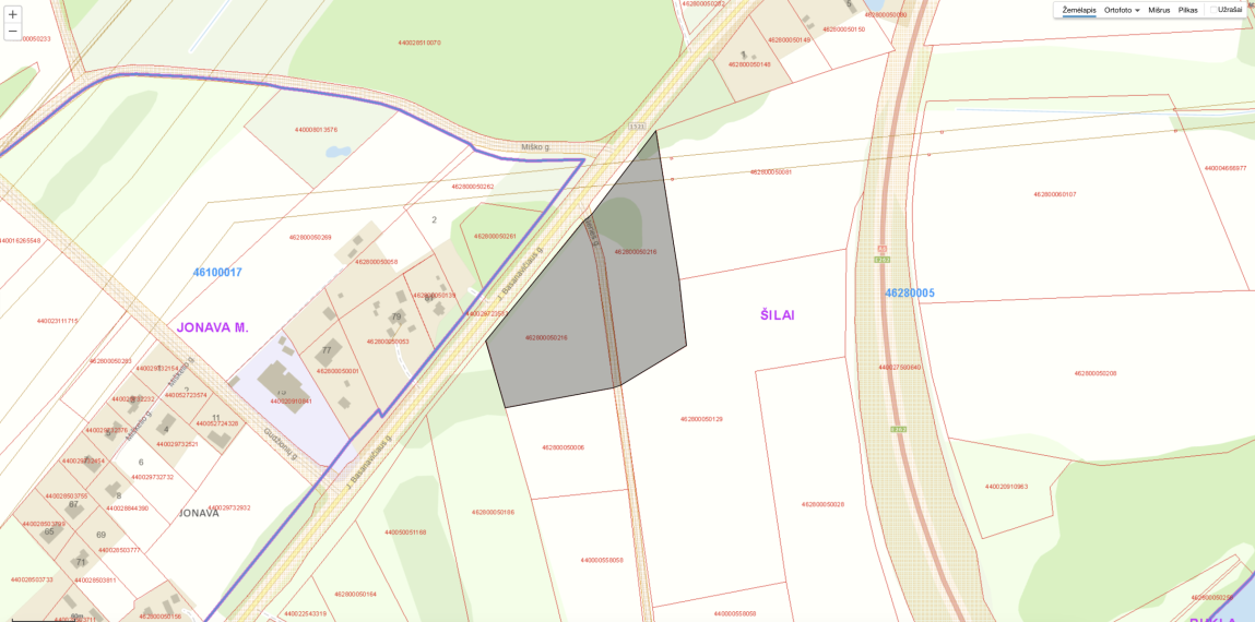 Parduodamas sklypas Bazilionių k., Jonavos r. sav., 268 a ploto 4