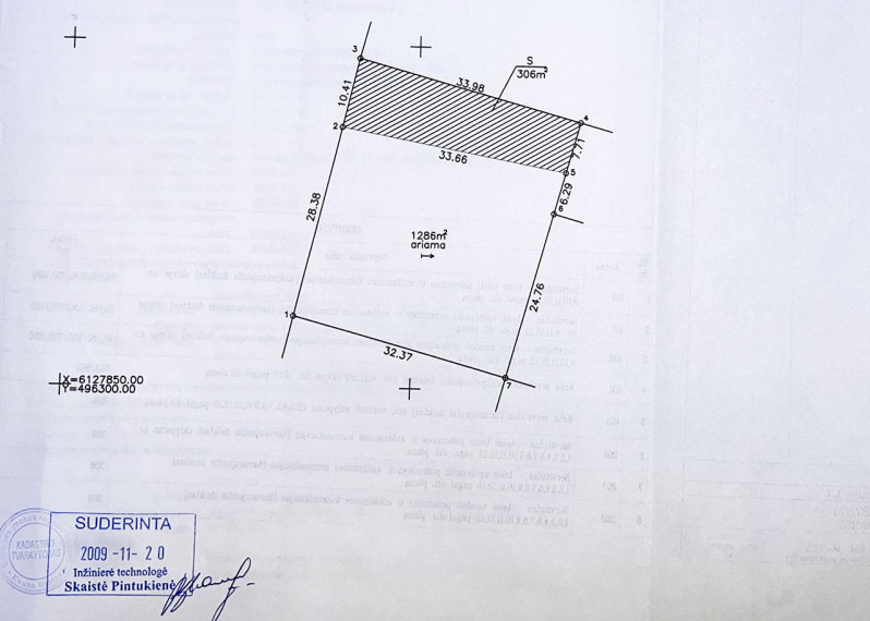 Parduodamas sklypas Erškėčių g., Janušavos k., Kėdainių r. sav., 12.86 a ploto 16