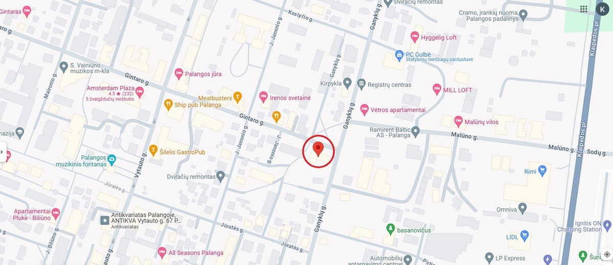Parduodamos administracinės, kitos paskirties, maitinimo, paslaugų, prekybos, sandėliavimo patalpos Gintaro g., Palanga, Palangos m., Palangos m. sav., 949.7 m2 ploto 34