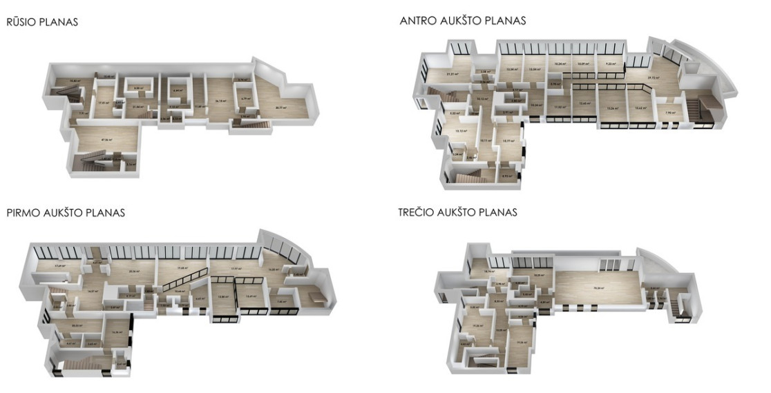 Parduodamos administracinės, kitos paskirties, maitinimo, paslaugų, prekybos, sandėliavimo patalpos Gintaro g., Palanga, Palangos m., Palangos m. sav., 949.7 m2 ploto 35