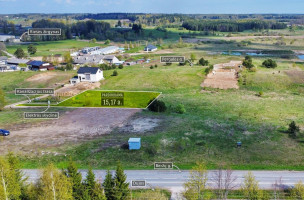Parduodamas kitos paskirties sklypas Beržų g.37, Riešės k., Vilniaus r. sav., 15.17 a ploto 3