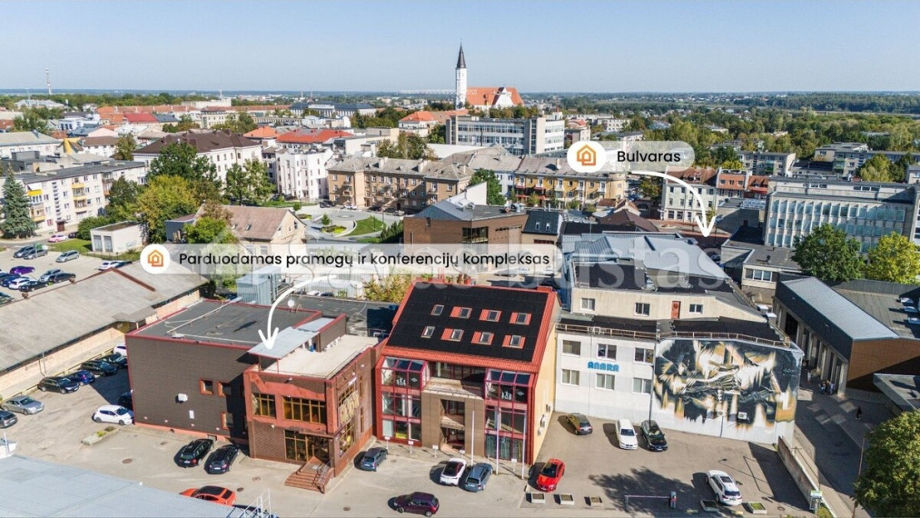 Parduodamos paslaugų, prekybos patalpos Rūdės g., Centras, Šiaulių m., Šiaulių m. sav., 1477.87 m2 ploto 3