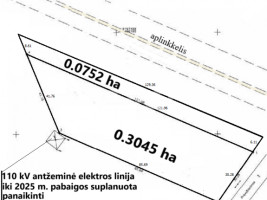 Parduodamas komercinės paskirties sklypas Sprudeikos g., Verduliai, Šiaulių m., Šiaulių m. sav., 37.97 a ploto 4