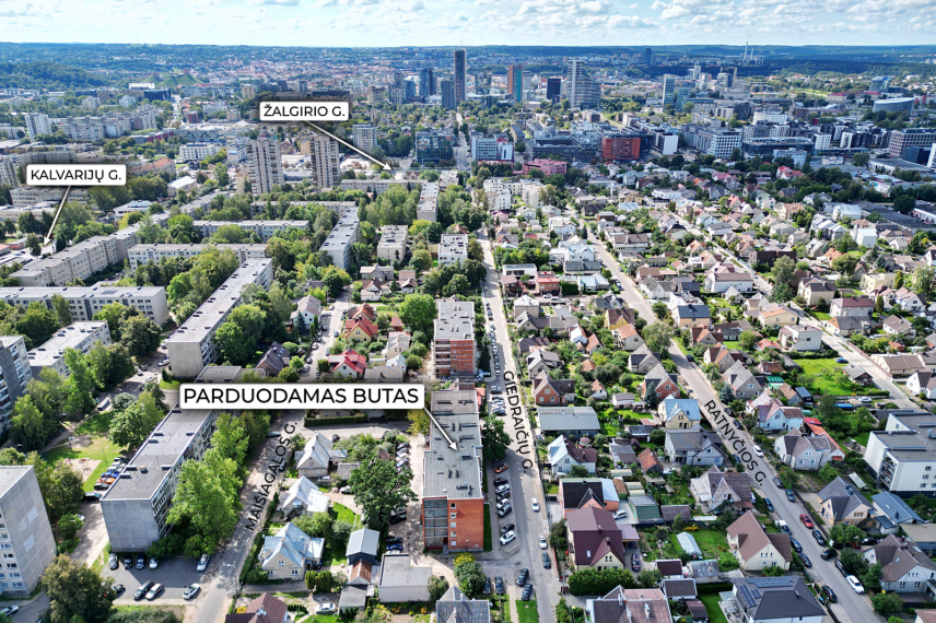 Parduodamas butas Giedraičių g., Šnipiškės, Vilniaus m., Vilniaus m. sav., 16.05 m² ploto 1 kambarys 24