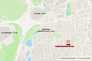 Parduodamas butas Giedraičių g., Šnipiškės, Vilniaus m., Vilniaus m. sav., 16.05 m² ploto 1 kambarys 28