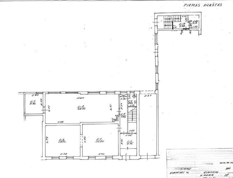 Parduodamos patalpos H. Manto g., Centras, Klaipėdos m., Klaipėdos m. sav., 838.61 m² ploto 11