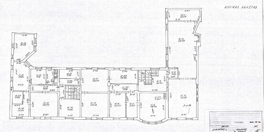 Parduodamos patalpos H. Manto g., Centras, Klaipėdos m., Klaipėdos m. sav., 838.61 m² ploto 12