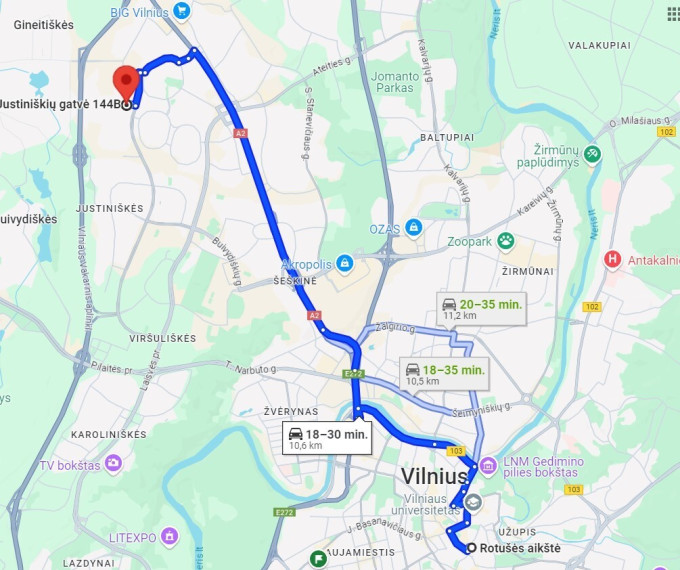 Parduodamas butas Justiniškių g., Justiniškės, Vilniaus m., Vilniaus m. sav., 70 m2 ploto, 2 kambariai 28
